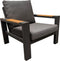 Buitengewoon Boet Benton Lounge Tuinstoel - Antraciet