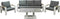 Buitengewoon Boet Benton Sofa Loungeset - Wit