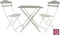 Buitengewoon Boet - Bistroset - Jody - Wit - Aluminium