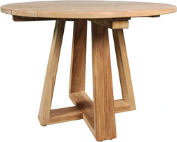 Buitengewoon Boet Natuna Tuintafel Teak - Ø110x75 cm
