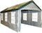 Buitengewoon Boet Partytent 300x600 cm - Groen/Wit
