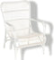 Buitengewoon Boet Tahiti Lounge Tuinstoel - White