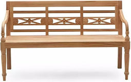 Buitengewoon Boet Teak Stationsbank - 150 cm