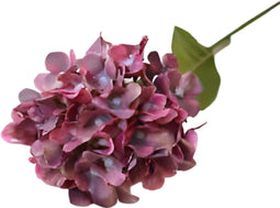 Buitengewoon de boet - Kunst hortensia tak donkerroze 62 cm