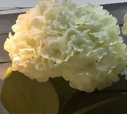 Buitengewoon de boet - Kunst hortensia tak wit 92 cm