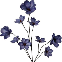 Buitengewoon de Boet - Kunstbloem Wild magnolia spray Salla blue 12...