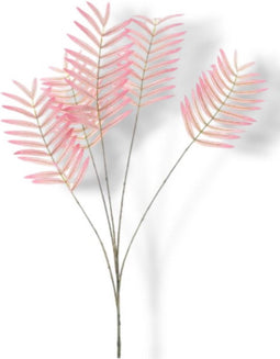 Buitengewoon de Boet - Kunsttak Varen leaf spray Mirja pink 93 cm
