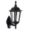 Buitenlamp met sensor Zwart Ancona