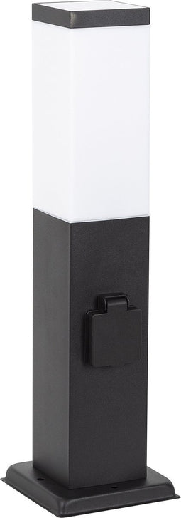 Buitenstopcontact Fiss Tuinlamp zwart met Stopcontact