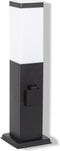 Buitenstopcontact Fiss Tuinlamp zwart met Stopcontact