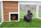 Buitenverblijf voor kleine dieren - KERBL - 132 x 102 x 59 cm - Geïntegreerd huis - Gaas
