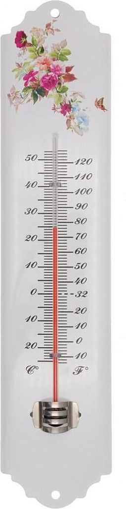 Buitenwandthermometer in epoxymetaal - Wit