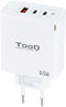 TooQ TQWC-GANQC2PD65WT - Oplader - Wit