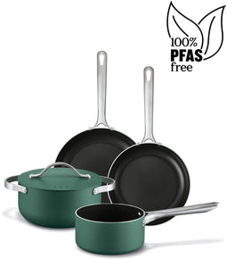 Beka Mobi - 4-delige Set - 100% gerecycled aluminium - Groen