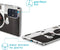iMoshion Hoesje Geschikt voor Samsung Galaxy A51 Hoesje Siliconen - iMoshion Design hoesje - Zwart / Transparant / Classic Camera