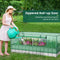 Coast Minikas Groen/Zilver - Verhoogd Tuinbed met Oprolbare Deur - 8 T-Labels