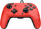 PDP Faceoff Deluxe+ Audio - Bedrade Controller - 3,5 mm audio-aansluiting - Rood Zwart