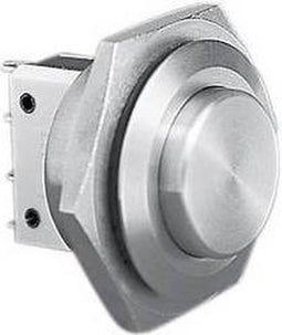 Bulgin MP0038/2 MP0038/2 Vandalismebestendige druktoets 250 V/AC 5 A 1x uit/(aan) Moment (Ø x l) 27.8 mm x 31.2 mm IP66