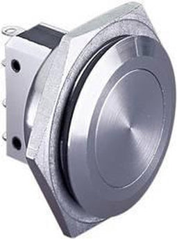 Bulgin MP0038 MP0038 Vandalismebestendige druktoets 250 V/AC 5 A 1x uit/(aan) Moment (Ø x l) 27.8 mm x 25.2 mm IP66 (fr