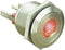 Bulgin MPI001/28/RD MPI001/28/RD Vandalismebestendige druktoets 24 V/DC 0.05 A 1x uit/(aan) Moment Rood (Ø x l) 22 mm x