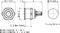 Bulgin MPI002/28/RD MPI002/28/RD Vandalismebestendige druktoets 24 V/DC 0.05 A 1x uit/(aan) Moment Rood (Ø x l) 22 mm x