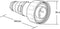 Bulgin PX0728/P Ronde connector Stekker, recht Serie (ronde connectors): PX07 Totaal aantal polen: 9 1 stuk(s)