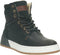Bullboxer Aof503 Hoge sneakers - Leren Sneaker - Jongens - Zwart - Maat 38