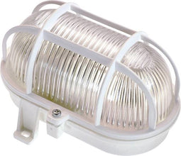 Bulleye Plafond-/ Wandarmatuur voor Buiten - Wit - Waterdicht IP44 - E27 Fitting