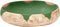 vidaXL - Opzetwasbak - ovaal - 59x40x15 - cm - keramiek - groen - en - bruin