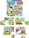 Bumba 4 in 1 puzzel - de seizoenen - 4/6/9/16 stuks