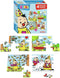 Bumba 4 in 1 puzzel - de seizoenen - 4/6/9/16 stuks
