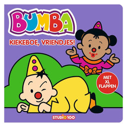 Bumba kartonboek - Kiekeboe, vriendjes! - met XL flappen