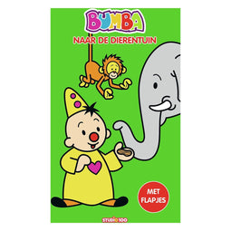 Bumba kartonboek met flapjes (lang) - Naar de dierentuin