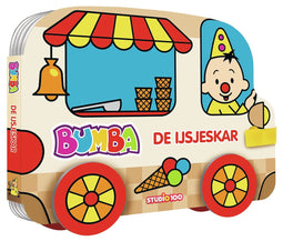 Bumba kartonboek met wielen - De ijsjeskar