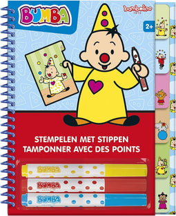 Bumba stempelen met stippen boek - peuter kleuter - Studio 100 Bambolino Toys junior