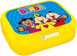 Bumba Vershouddoos - Brooddoos Geel met naamlabel - Vrienden