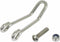Bumm koplamphaak zilver RVS medium 45/18mm 475DPB