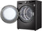 LG RH90V9ZVEN - Warmtepompdroger - 9 kg - 62 dBA - Auto cleaning condensor - Glazen deur met zwarte inleg
