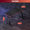 Avalo Gaming Bureau - 100x60x75 CM - Z-vormige constructie - Zwart