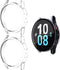 Bumper Screen Protector Set Geschikt Voor Samsung Galaxy Watch 5 40mm - 2 Stuks Bescherm Hoes 360 Graden - Transparant