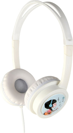 Gembird MHP-JR - On-Ear Kinderkoptelefoon - Geluidsbegrenzing - Wit