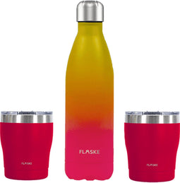 Bundle M - Gradient Sunset 750ml + 2x Chilly Coffee Cup 250ml
