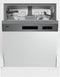 Beko BDSN15430X - Inbouw vaatwasser - Half geïntegreerd 14 couverts - Energieklasse D