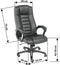 tectake® Bureaustoel - Luxe directiestoel - Ergonomisch - Zwart