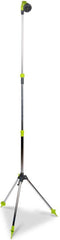 Kinzo Verstelbare Tuindouche - ⌀56 x 160/220CM - Douchekop 6 Waterstanden - Groen/Zilver