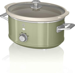 Swan Retro 3.5 L Slowcooker Groen