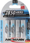 Ansmann NiMH 1.2V AA 2850mAh fotobatterij 5030862 inclusief AccuSafe-batterijbox