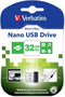 Verbatim Store 'n' Stay NANO - USB-stick - 32 GB - Zwart