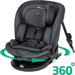 Bebeconfort EvoluFix 360 i-Size - Autostoel - Groeit mee van 0 tot 12 jaar - Tinted Black