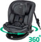 Bebeconfort EvoluFix 360 i-Size - Autostoel - Groeit mee van 0 tot 12 jaar - Tinted Black